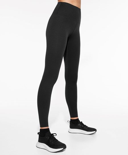 Black Oysho Perfect-adapt High-rise 65cm Ankle-length Leggings | VRBY58263