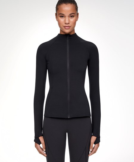 Black Oysho Soft-feel Cardigan | EKFY84072