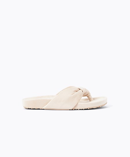 Ecru Oysho Slim Knot Sandals | GFNZ23450
