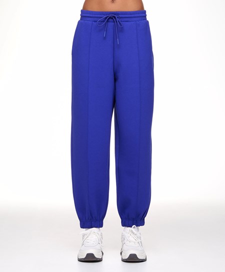 Electric Blue Oysho Joggers With Interlock Detail | ROXC71843