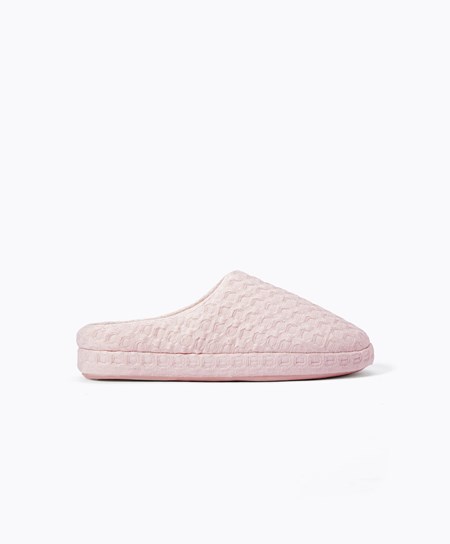 Pink Oysho Weave Mules | NPGW45762
