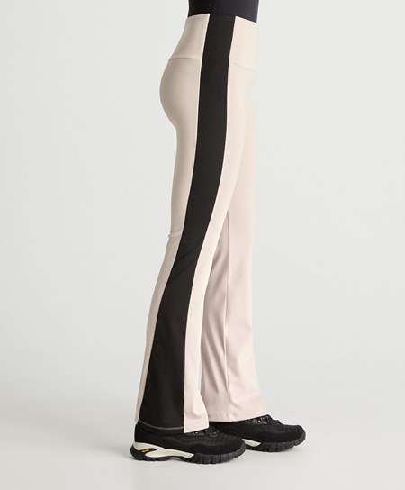Stone Oysho Warm-touch Flare Trousers | DFRM08925