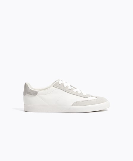 White Oysho Pieces Trainers | RSEO45729